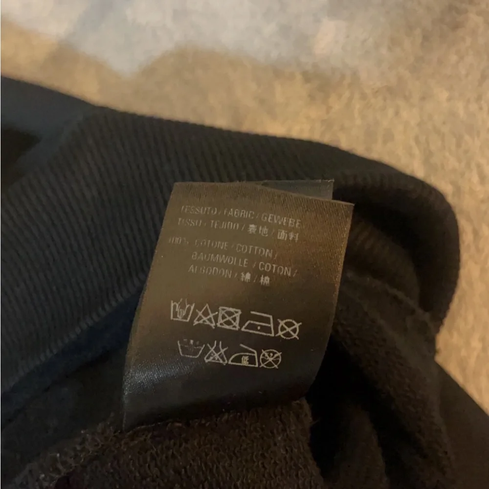 Balenciaga Black Hoodie with White Logo